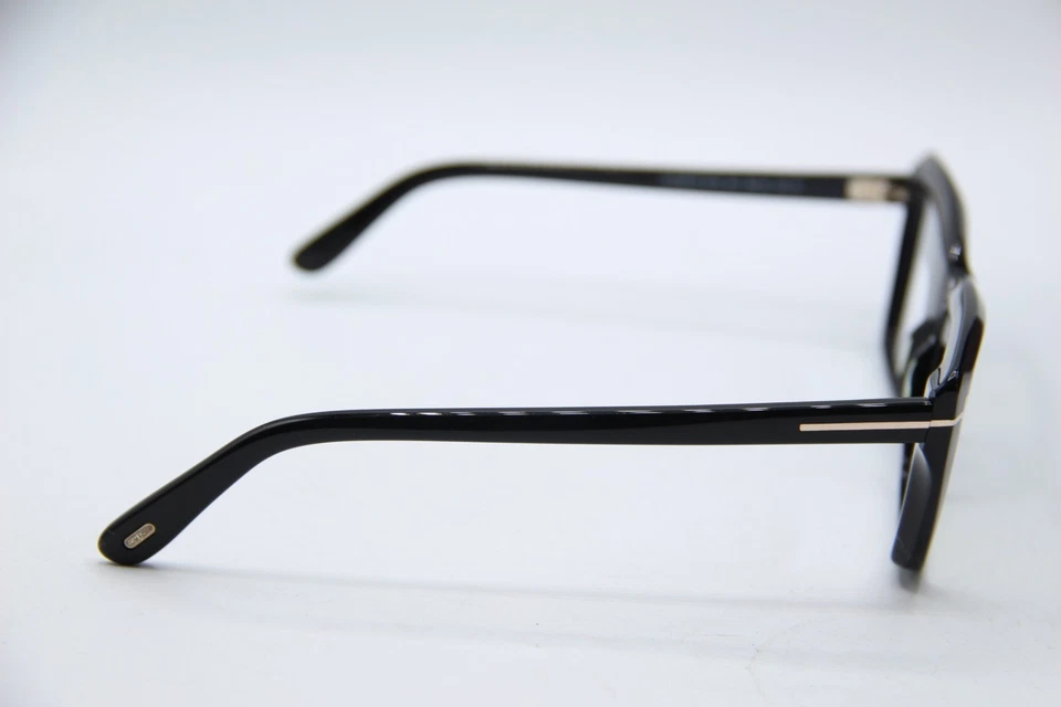 NEW TOM FORD TF 5894-B ECO 001 BLACK GOLD AUTHENTIC FRAMES EYEGLASSES 56-16 - Image 4 of 4