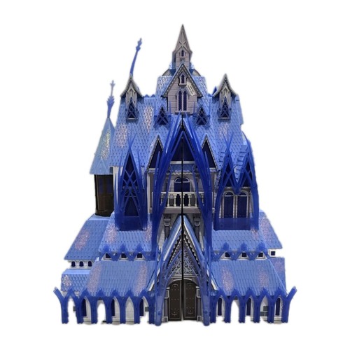 Disney Frozen  Arendelle Castle Lighted Musical Playset w/ Elsa Olaf 13pc Tested