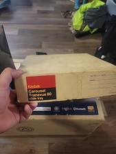 Kodak Carousel-Transvue 80-Slide Tray-Translucent Gray-Holds 80 2 2in Slides