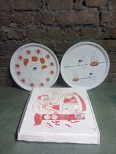 Alessi Pizza Plates Pummaroriella Massino Giacon X2 31cm Boxed Platters