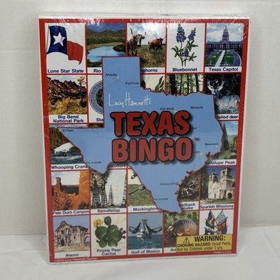 Lucy Hammett's TEXAS BINGO Board Game NEW/SEALED Made in USA