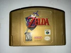N64 Legend of Zelda: Ocarina of Time Collectors Edition Gold Nintendo 64 Rare