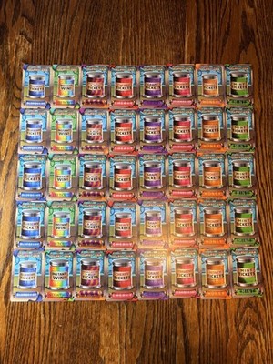 Lot 40 D&B Minions Jelly Lab Arcade Cards  PB&J + Ticket Jar  FULL SET X 5 ! 