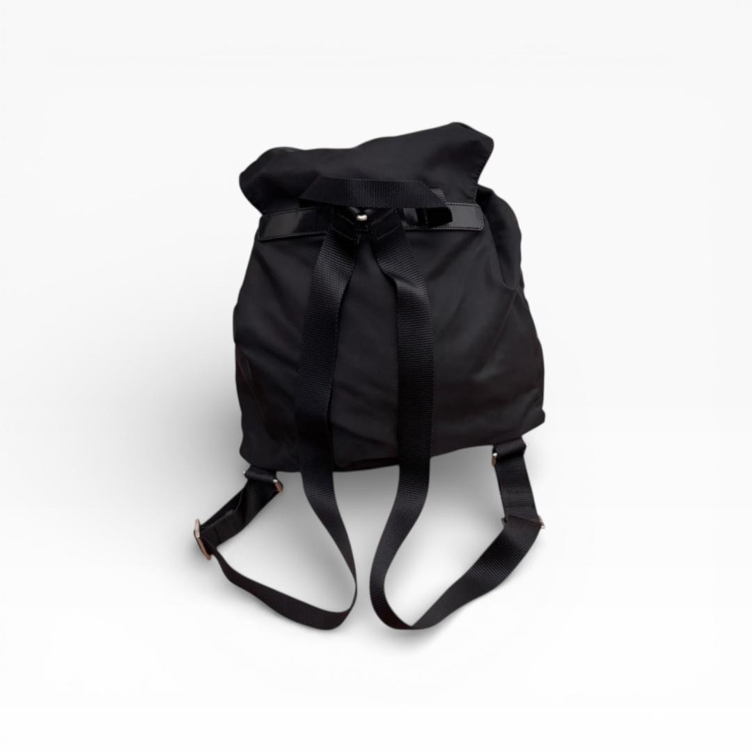 PRADA VELA Nylon Backpack Black Triangular Logo U… - image 6