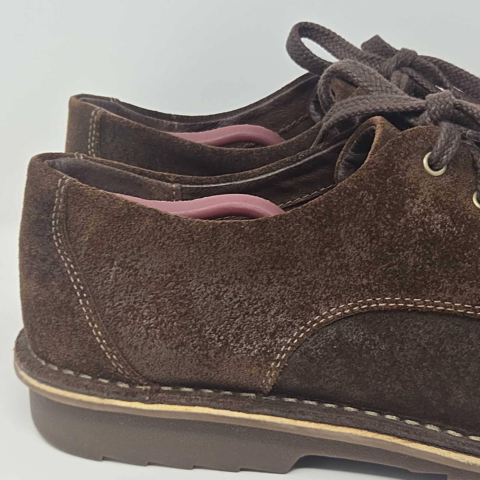 ​Clarks Men's 13 M Brown Suede Oxford Shoes 82655 Plain Toe Casual Comfort image 4