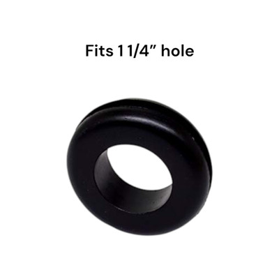 Rubber Grommets Fits 1 1/4'' Inch Opening in 1/8'' Thick Panel Has 7/8'' Inner Hole