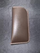 Leather Slip-In Eyeglass Case w/ Pocket Belt Clip