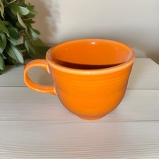 Vintage Fiestaware Homer Laughlin Coffee Mug Tea Cup Orange 1960s USA