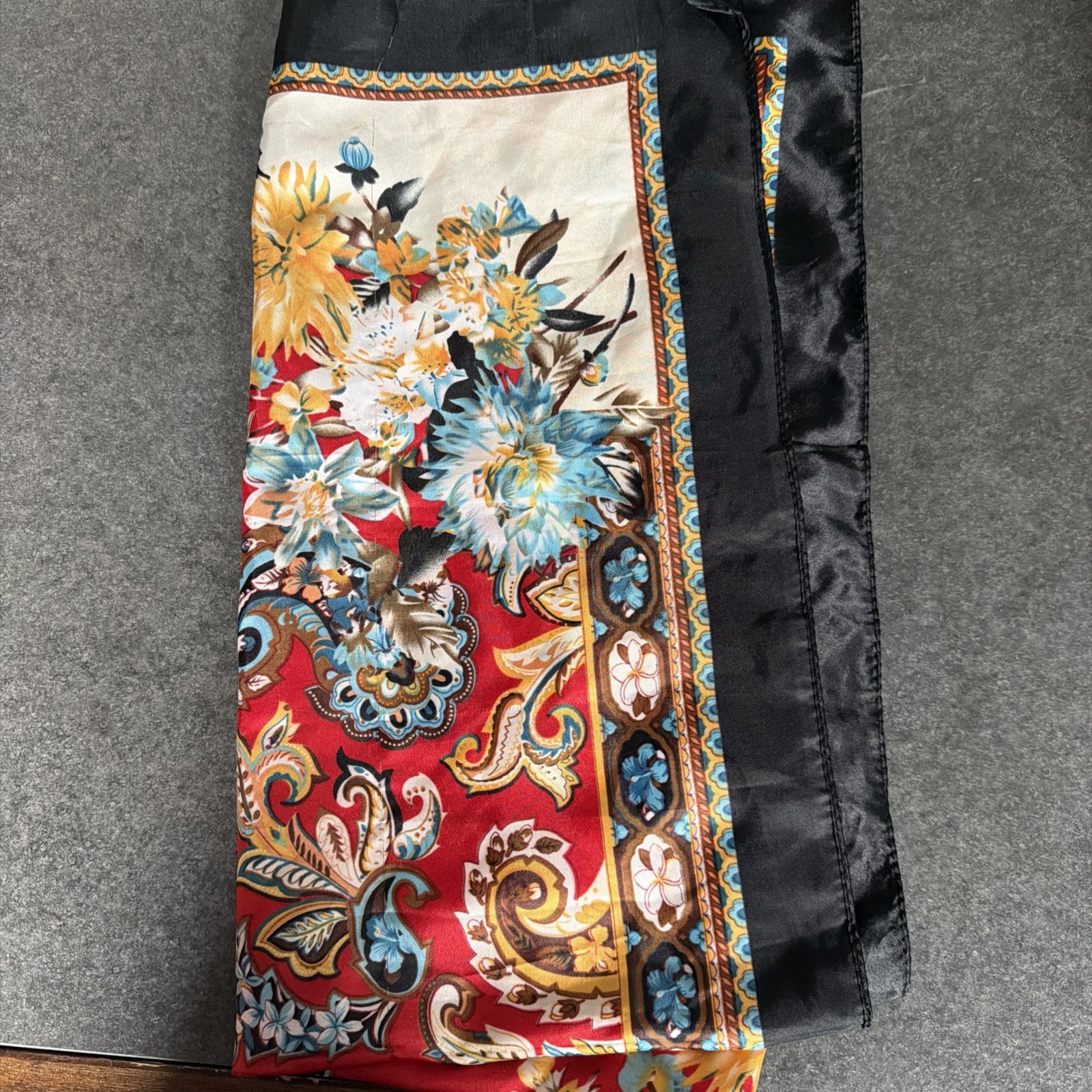 Unbranded Silk Scarf Floral Women’s Wrap