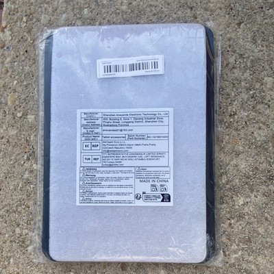 Black Folding Folio Tablet Case with Camera Cutout and Folding Cover