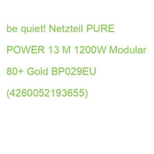 be quiet! Netzteil PURE POWER 13 M 1200W Modular 80+ Gold BP029EU (4260052193655