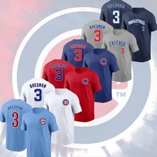 Alex Bregman #3 Chicago Cubs 2026 Name & Number Gift For Fans T Shirt S-5XL