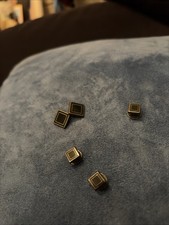 tuxedo shirt stud set vintage