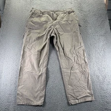 5.11 Tactical Pant Men 42x32 Beige Cotton Straight Baggy Workwear Utility Travel