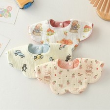 Absorbent Baby Bandana Bib Breathable Drooling Scarf Comfortable Teething Bib