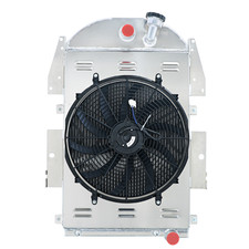 4-row Radiator Shroud Fan For 1934 35 1936 Chevy Pickup Truck V8 Conversion 3.4l 4-row Radiator Shroud Fan For 1934 35 1936 Chevy Pickup Truck V8 Conversion 3.4l