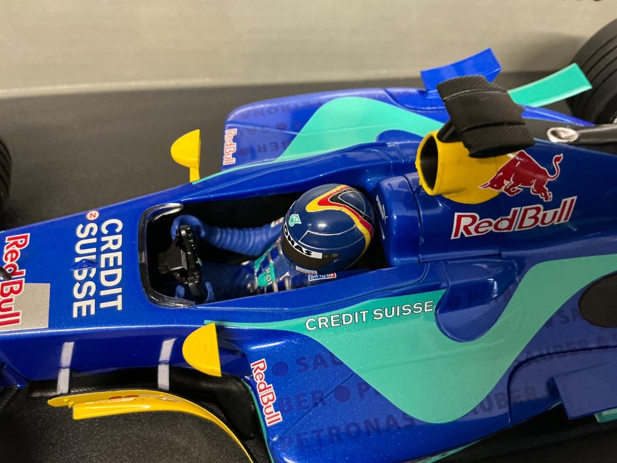 Miniature F1 Minichamps 1/18 – Sauber Petronas C22 De Frentzen (2003, Sans Boîte)