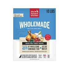The Honest Kitchen Wholemade Grain Free Adult Dehydrated Dog Food- Turkey, 10 Lb