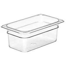 Cambro 44CW Camwear 1/4 Size 4 Deep Food Pan