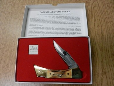 NEW 1991 Case XX 5159L SS Pennsylvania Fish Commission Knife Stag NEW 1991 Case XX 5159L SS Pennsylvania Fish Commission Knife Stag