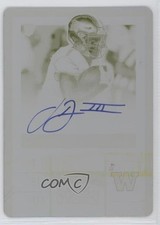2017 Contenders Draft Picks Printing Plate Yellow 1/1 John Ross Rookie Auto RC