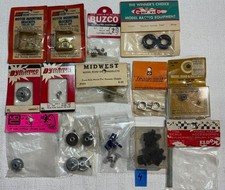 4 NEW VINTAGE PARTS LOT 1/24 SLOT CAR MIDWEST DYNAMIC GARVIC BUZCO SIMCO