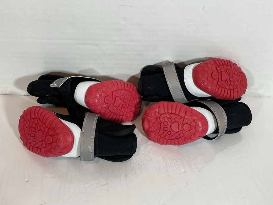 Ботинки для собак водонепроницаемые светоотражающие регулируемые для средних/больших - Изображение 3 из 4