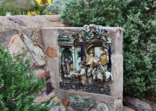 Foto: Scottsdale Arizona Taliesin West 2018 friso de teatro de cerámica china