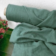 100 Natural Linen Fabric By The Yard Soft Washed Sewing Material Clothing 58" W