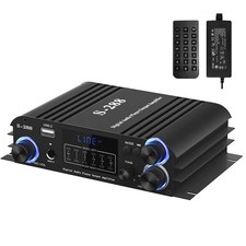 4 Channel Bluetooth 5.0 Stereo Amplifier 50Wx4 HiFi Power Amplifier, 1200W Ma...