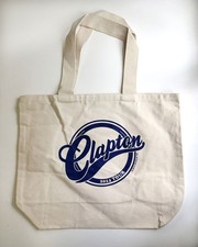 Eric Clapton Official 2014 Tour Canvas Tote Shopping Swag Bag LP Size Rare Cream