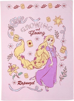 Disney Rapunzel Cotton Nap Blanket 85x115cm Cotton Blanket Towel Throw Floral