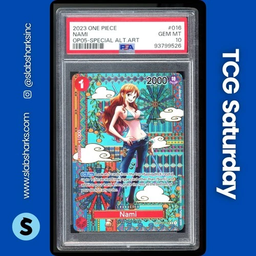 2023 ONE PIECE AWAKENING NEW ERA #OP01-016 NAMI OP05 (SP) SPECIAL ALT ART PSA 10