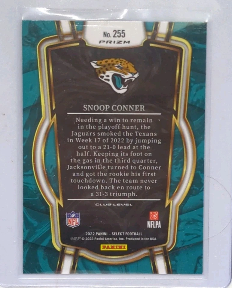 2022 Select Snoop Conner No.255 Club Level Zebra Prizm SSP Case Hit 🦓🔥 - Image 2 of 2