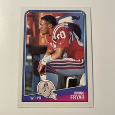 1988 Topps Football Irving Fryar New England Patriots Card #181
