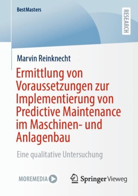 Ermittlung von Voraussetzungen zur by Marvin Reinknecht PAPERBACK 9783658469146