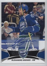 2016-17 Upper Deck AHL Auto Alexandre Grenier #82 Auto 0ze5
