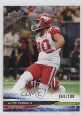 2025 Upper Deck CFL Exclusives 50/100 Rene Paredes #46 6kv