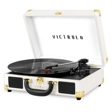 Victrola Journey Bluetooth Portable Suitcase Record Player   with Built-in