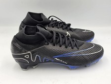 Nike Zoom Superfly 9 Elite FG Black Chrome Hyper Royal DJ4977-040 Size 7.5M / 9W