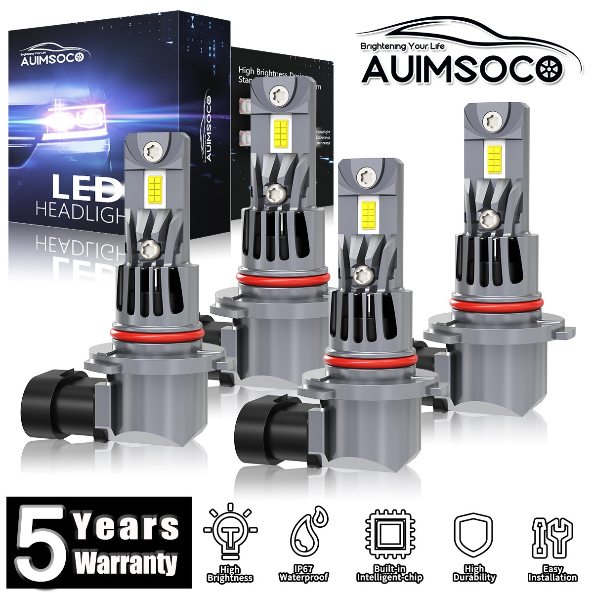 Lamborghini Diablo 1999-2001 Headlight bulbs Set
