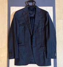 Loro Piana  SHIPS Navy Wool Super 130's Suit Jacket Size S