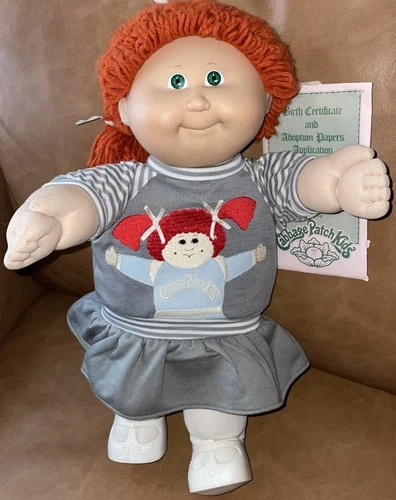 Cabbage Patch Kids Doll Poodle Birth Certificate Rare Portrait Dress Tight Shoe