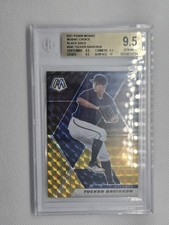 2021 Panini Mosaic - Tucker Davidson #240 Choice Black Gold Mosaic Prizm /8 (RC)