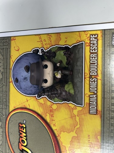 FUNKO Pop Disney Raiders of the Lost Ark Indiana Jones Boulder Escape Set NEW - Picture 7 of 13