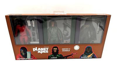 NECA Planet Of The Apes Series 3 Pack Aldo Caesar Conquest Gorilla NECA Planet Of The Apes Series 3 Pack Aldo Caesar Conquest Gorilla