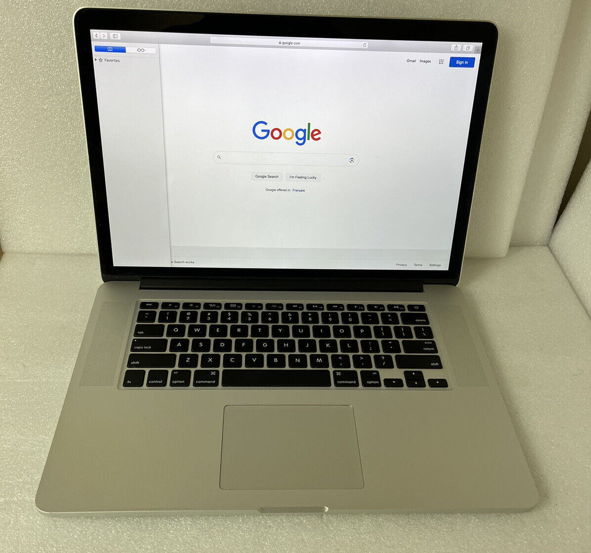 A1398 MacBook Pro Retina Display 15-inch mid 2012 i7 16GB RAM 512GB SSD