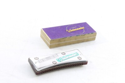 Vintage Mundharmonika Weltmeister Vermona Vintage Instrument mit Etui