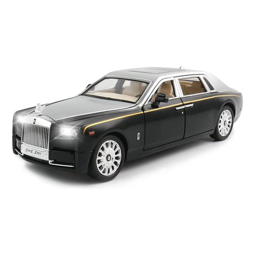 1:24 Rolls-Royce Phantom Alloy Die-cast Modelo de coche Toy Sound & Light Kids Gift - Imagen 2 de 16