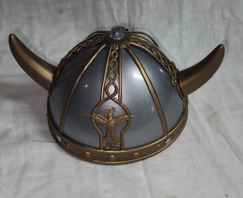 Spaß Thor Spielzeug Wikinger Horn Helm Kunststoff Kinder kleiner Kopf Erwachsene - Bild 2 von 6